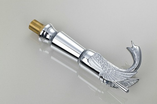 Swan Deck Mount 1 Handle Bathroom Basin Sink Vessel Faucet Mixer Waterfall Taps - Bild 42 von 45