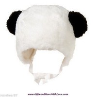 Gymboree Ivory Panda Bear Ears Blossom Faux Fur Dress Hat Cap 0 3 6 12 18 M Gymboree Ivory Panda Bear Ears Blossom Faux Fur Dress Hat Cap 0 3 6 12 18 M