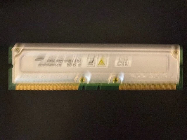 Samsung MR18R0828BN1-CK8 128MB PC800 RIMM PC Memory - Image 2 of 3