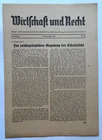 Magazine "Economy and Law" 18 September 1938 8 pages 5th year N.36