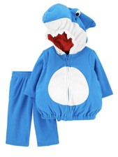 NEW Carter's Little Shark 2 piece Halloween Costume Unisex Baby Sz 12 months