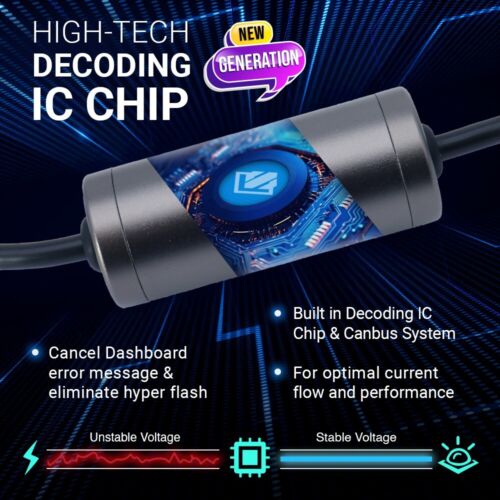 SYNETICUSA 1157 LED Switchback CANbus Error Free Turn Signal Bulb White/Amber - Imagen 2 de 9