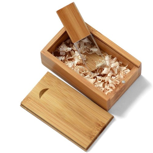 Custom Logo USB Flash Pendrive Wooden Box U Disk Memory Stick 4GB-128GB Storage - Picture 15 of 20
