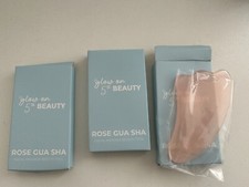 x3 Glow On 5th Beauty Rose Gua Sha Facial Massage Beauty Tool NIB