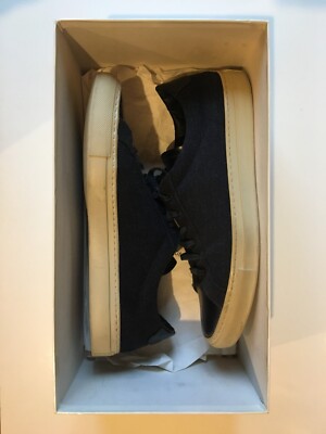 Common Projects Achilles Low EU 42 Navy Blue Wool Boxed