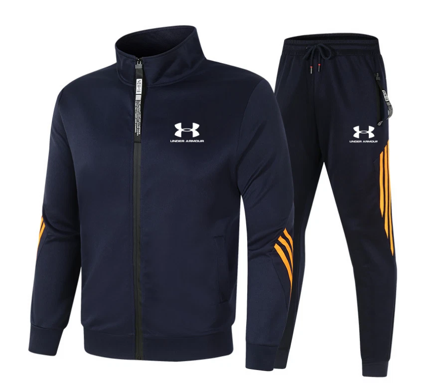 Men s Under Armour Full Zip Tracksuit Hoodie Jogger Sweatshirt Jacket Pants Set