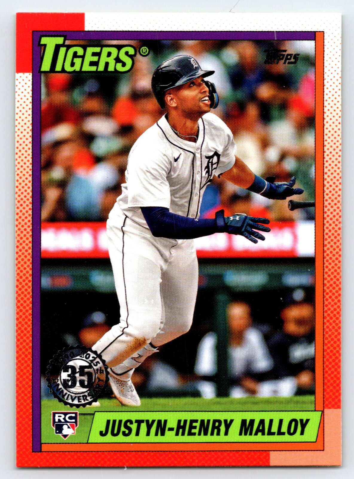 2025 Topps Series 1 - 1990 Topps Baseball Justyn-Henry Malloy #T90-22 (RC)