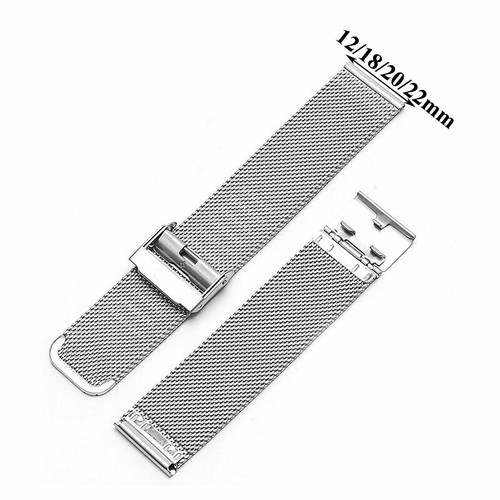 3mm Thickness Milanese Watch Strap Band Stainless Steel Mesh Bracelet 10-24mm U~ - Picture 8 of 16