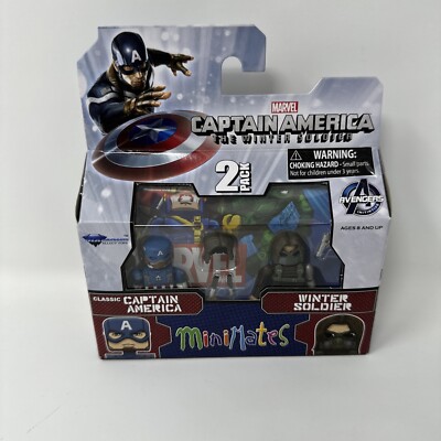 Marvel Minimates Series 55 Captain America & Winter Soldier Movie 2  Figure Set