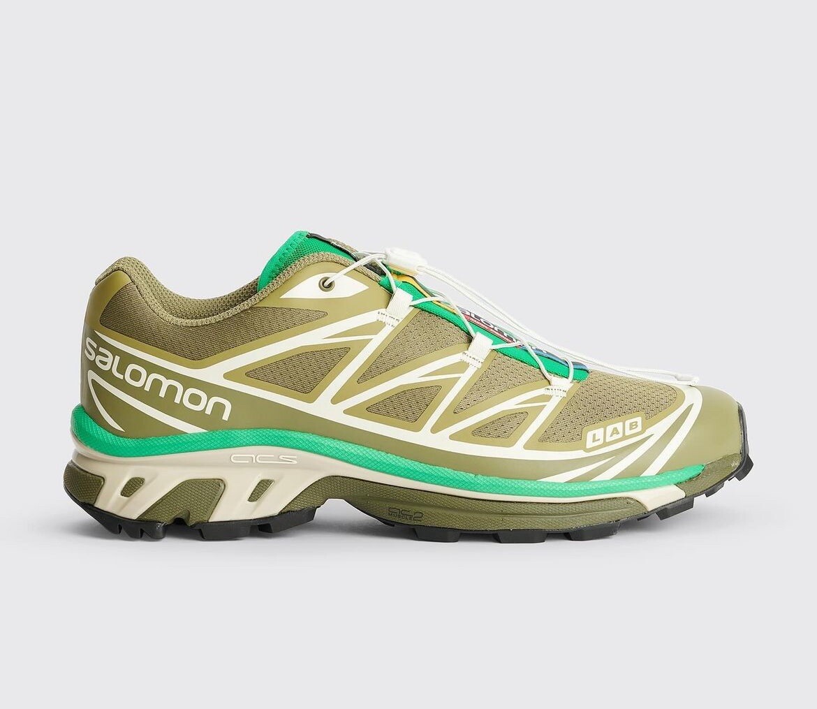 SALOMON XT-6 Men's Size 13 Dried Herb / Deep Lichen Green