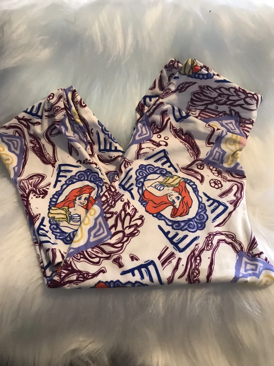 LuLaRoe Disney Leggings Tall & Curvy One Pair Mystery TC Kermit Ariel for  sale online