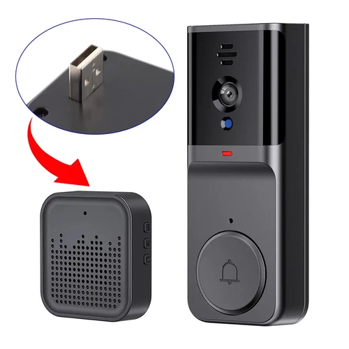 Smart WiFi Wireless Video Doorbell Security Streaming Camera Door Bell Intercom - Picture 11 of 17