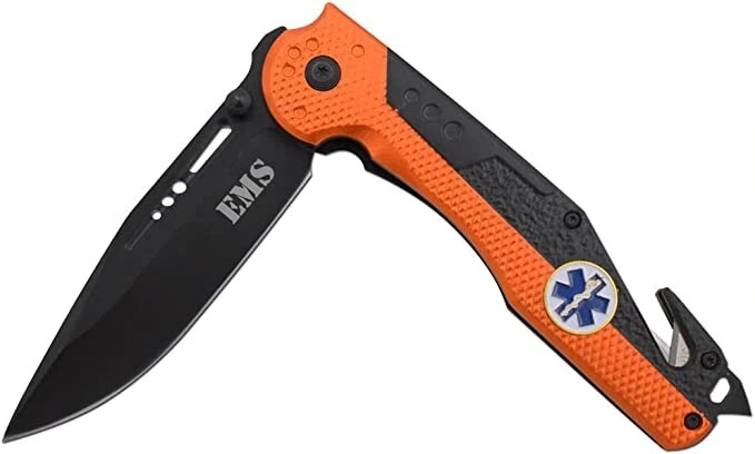 Navaja de Bolsillo Táctica Asistida por Resorte 8.85" EMT First Responders 3 en 1 Foto 2 de 4