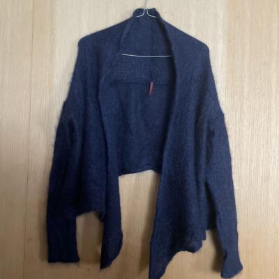 DANIELA GREGIS Cachecoeur Strickjacke Damen Frauen Oberteile Navy Wolle Mohair