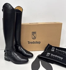 Tredstep MEDICI II DRESS Size L5.5 - 6 US Calf FULL 15 Height REG 17¼ BLACK