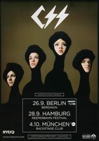 Css - Planta, Tour 2013 | Konzertplakat | Poster