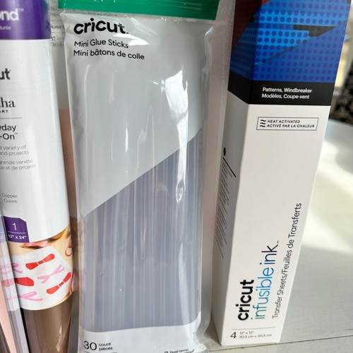 Cricut HTV Removable Vinyl Foil Glue Sticks Ball Cap Joy Sampler Lot Bundle Gift - Picture 5 of 12