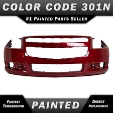 New Painted Wa301n Red Jewel Front Bumper Cover For 2008-2012 Chevy Malibu New Painted Wa301n Red Jewel Front Bumper Cover For 2008-2012 Chevy Malibu