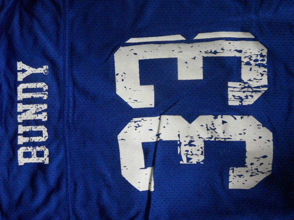 成人男式已婚儿童 Al Bundy Polk High #33 足球球衣服装 — 第 4/4 张图片