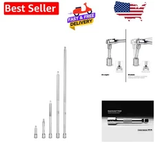 Professional 1/4-Inch Drive Wobble Extension Bars - 5-Piece Set for Easy Access