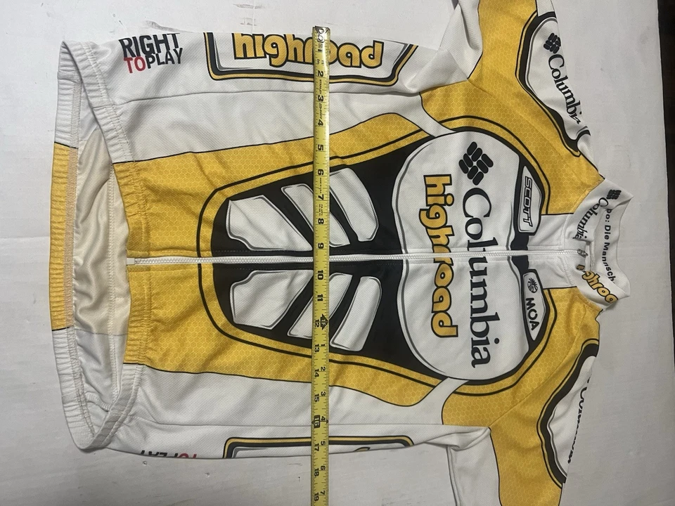 MOA Columbia Highroad UCl Maillot de ciclismo Maglia maillot de ciclismo talla S 50 cm 20A Foto 3 de 4