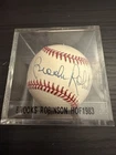 BROOKS ROBINSON AUTOGRAPH BASEBALL BALTIMORE ORIOLES W/CASE NO COA