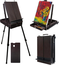 70  French Easel with Aluminum Legs, Folding Sketch Painting Easel with Drawer,