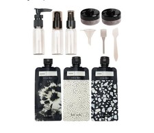 Kitsch 11 PCS Travel Bottles Kit for Shampoo, Conditioner, Lotion  More -