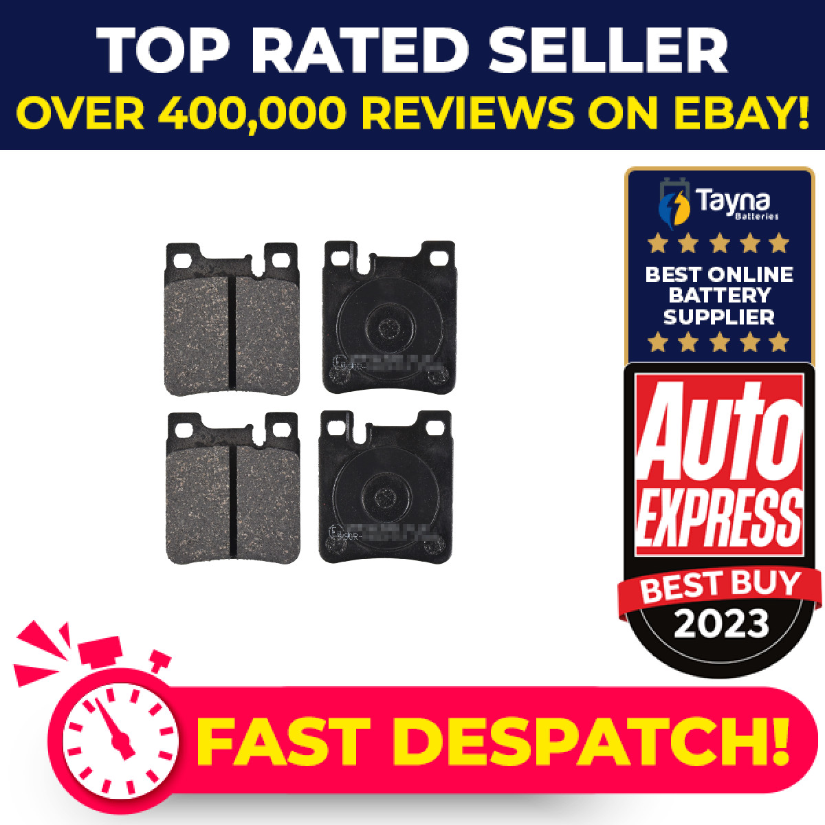 Brake Pads Set fits MERCEDES Rear A0024200520 A0024201620 A002420162005 Febi New