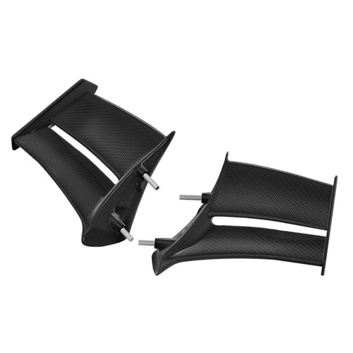 100% Carbon Fiber Front Winglets Air Deflec For Ducati Panigale V4 /R  /S 2025- - Picture 2 of 7