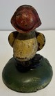 Scarce 1920’s HUBLEY Cast Iron FLAPPER Duck Paperweight - Duck In Raincoat Boots — photo 3