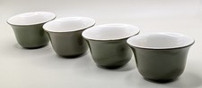 Hall Pottery Green Custard Ramekin Dessert Cups #358 Set of 4 Made in USA