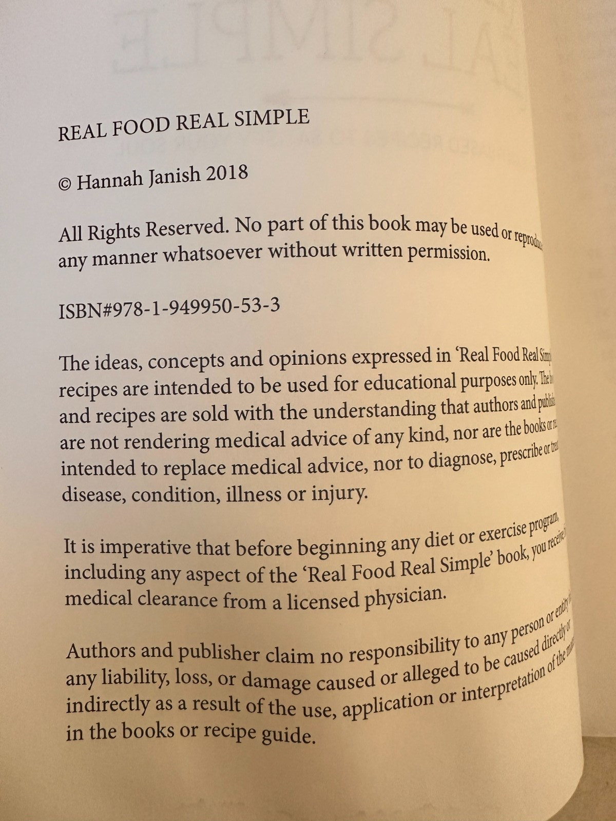 Real Food Real Simple: 80+ Plant-Based Recipes To Satisfy Your Soul