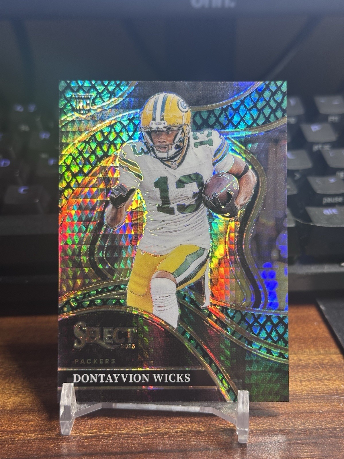 2023 Panini Select - Club Level Dontayvion Wicks #271 Dragon Scale Prizm /70
