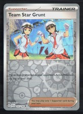 Pokemon Team Star Grunt Scarlet & Violet 195/198 Reverse Holo NM