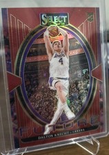 2024-25 Panini Select DALTON KNECHT Future Red Prizm 15/99 Rookie Card RC LAKERS