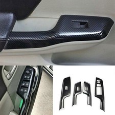 Covers Trim For Honda Civic 9th Window Lift Panel Switch Carbon Fiber 2012-2015 Covers Trim For Honda Civic 9th Window Lift Panel Switch Carbon Fiber 2012-2015