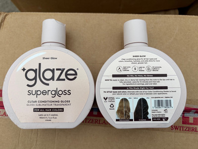 GLAZE Super Gloss Clear Conditioner Sheer Glow 2x 6.4oz ALL Hair Colors Hydrates