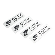 Aluminium Sign CCTV Sign Waterproof Sign High Readability Pre-Drilled Holes