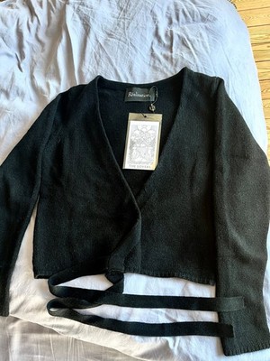 Réalisation Par Merino Wool V-Neck Sweater Size L
