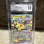 Pokemon TCG Sv08 Surging Sparks Pikachu ex #057/191 Holo CGC 10 EN 2024