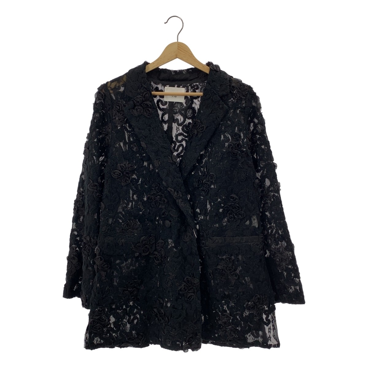Ameri / Flower Mix Lace Sheer Jacket - image 1