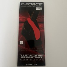 RACQUETBALL GLOVE E-FORCE WEAPON NEW Right Hand XL