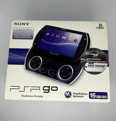 Sony PlayStation Portable PSP Go Schwarz Handheld Spielkonsole OVP TOP
