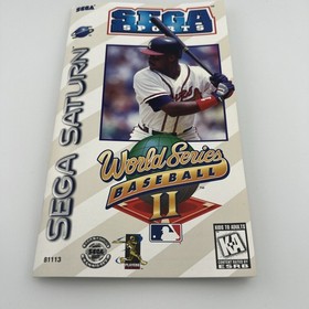 World Series Baseball II (Sega Saturn, 1996) CIB Complete