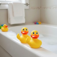 3pcs Rubber Ducks Mini Ducks for Kids Baby Shower Decorations Birthday Party ...