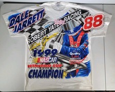 1999 Dale Jarrett NASCAR Shirt L NOS All Over Print Winston Cup Champion 88 #3