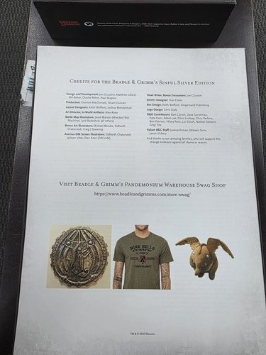 Beadle and Grimm Silver Edition of Descent into Avernus Board Game New Open box - Picture 2 of 5
