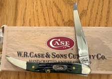 CASE GREEN TINY TOOTHPICK KNIFE NEVER USED IN BOX  610096 SS N20