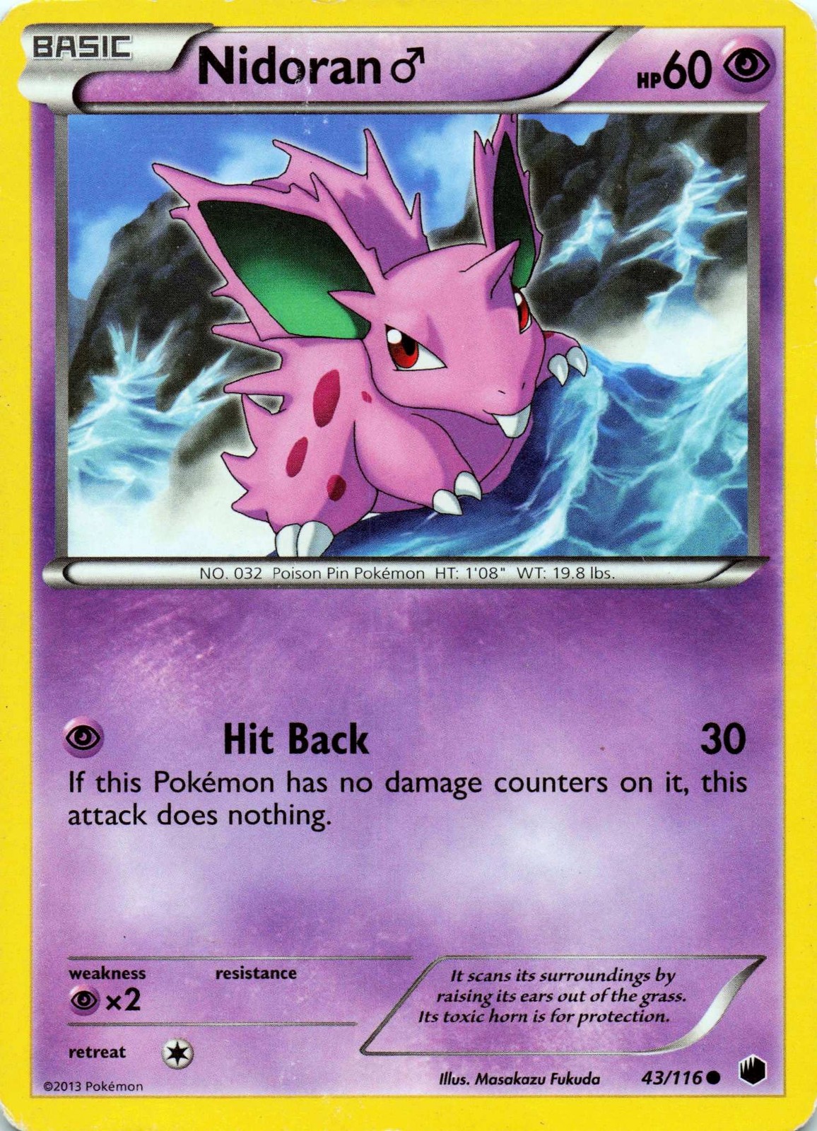 Nidoran M 43/116 Plasma Freeze  - LP